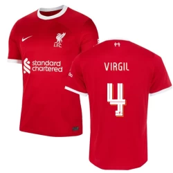 Maglia Calcio Liverpool FC Virgil van Dijk #4 2023-24 UCL Prima Uomo