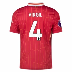 Maglia Calcio Liverpool FC Virgil van Dijk #4 2024-25 Prima Uomo