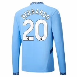 Maglia Calcio Manchester City Bernardo Silva #20 2024-25 Prima Uomo Manica Lunga