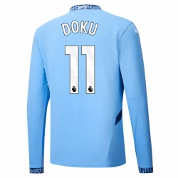 Maglia Calcio Manchester City Doku #11 2024-25 Prima Uomo Manica Lunga