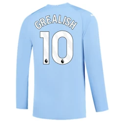 Maglia Calcio Manchester City Jack Grealish #10 2023-24 Prima Uomo Manica Lunga
