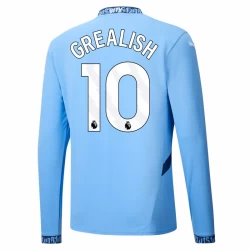 Maglia Calcio Manchester City Jack Grealish #10 2024-25 Prima Uomo Manica Lunga