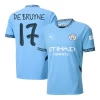 Maglia Calcio Manchester City Kevin De Bruyne #17 2024-25 UCL Prima Uomo