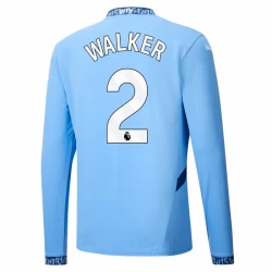 Maglia Calcio Manchester City Kyle Walker #2 2024-25 Prima Uomo Manica Lunga