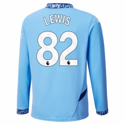 Maglia Calcio Manchester City Lewis #82 2024-25 Prima Uomo Manica Lunga