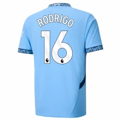 Maglia Calcio Manchester City Rodrigo #16 2024-25 Prima Uomo