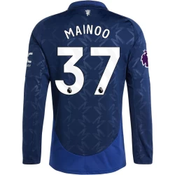 Maglia Calcio Manchester United 2024-25 Kobbie Mainoo #37 Trasferta Uomo Manica Lunga