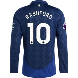 Maglia Calcio Manchester United 2024-25 Marcus Rashford #10 Trasferta Uomo Manica Lunga