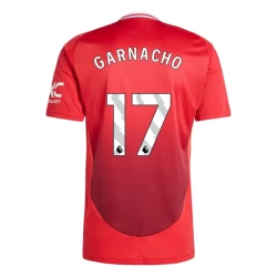 Maglia Calcio Manchester United Garnacho #17 2024-25 Prima Uomo