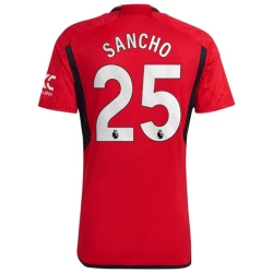 Maglia Calcio Manchester United Jadon Sancho #25 2023-24 Prima Uomo