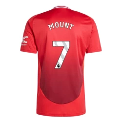 Maglia Calcio Manchester United Mason Mount #7 2024-25 Prima Uomo