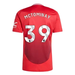 Maglia Calcio Manchester United Mctominay #39 2024-25 Prima Uomo