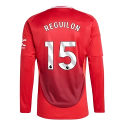 Maglia Calcio Manchester United Reguilon #15 2024-25 Prima Uomo Manica Lunga