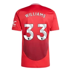 Maglia Calcio Manchester United Williams #33 2024-25 Prima Uomo