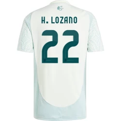 Maglia Calcio Messico H. Lozano #22 Copa America 2024 Trasferta Uomo