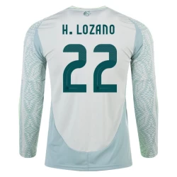 Maglia Calcio Messico H. Lozano #22 Copa America 2024 Trasferta Uomo Manica Lunga