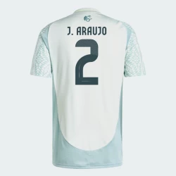 Maglia Calcio Messico J. Araujo #2 Copa America 2024 Trasferta Uomo