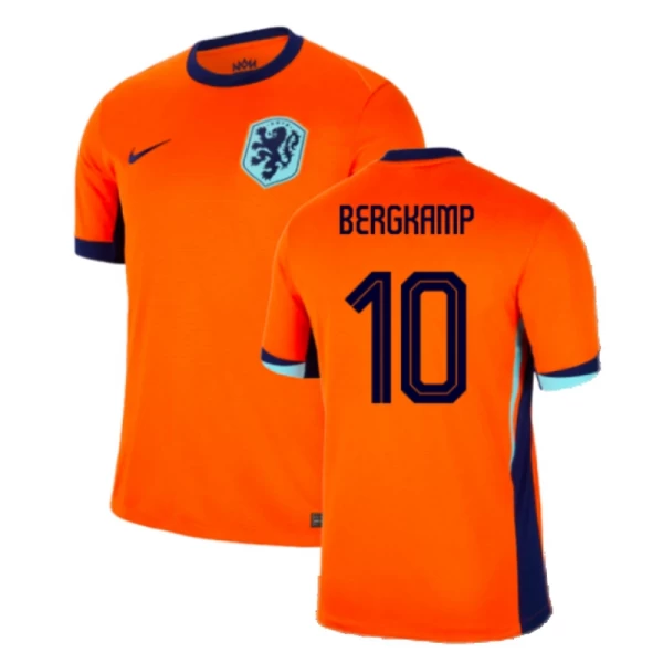 Maglia Calcio Olanda Bergkamp #10 Europei 2024 Prima Uomo