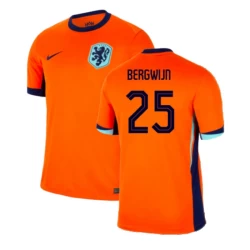 Maglia Calcio Olanda Bergwijn #25 Europei 2024 Prima Uomo