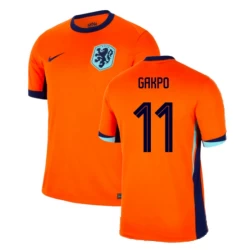 Maglia Calcio Olanda Cody Gakpo #11 Europei 2024 Prima Uomo
