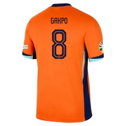 Maglia Calcio Olanda Cody Gakpo #8 Europei 2024 Prima Uomo
