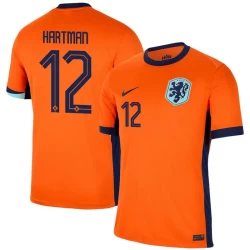 Maglia Calcio Olanda Hartman #12 Europei 2024 Prima Uomo