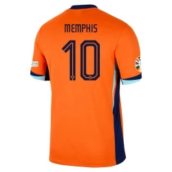 Maglia Calcio Olanda Memphis Depay #10 Europei 2024 Prima Uomo