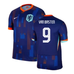 Maglia Calcio Olanda Van Basten #9 Europei 2024 Trasferta Uomo