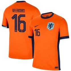 Maglia Calcio Olanda Veerman #16 Europei 2024 Prima Uomo