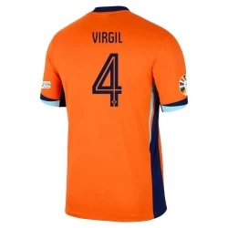 Maglia Calcio Olanda Virgil van Dijk #4 Europei 2024 Prima Uomo