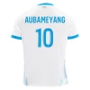 Maglia Calcio Olympique de Marseille Pierre-Emerick Aubameyang #10 2024-25 Prima Uomo