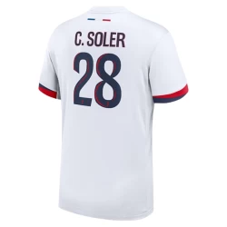Maglia Calcio Paris Saint-Germain PSG 2024-25 C.Soler #28 Trasferta Uomo