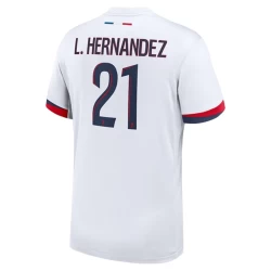 Maglia Calcio Paris Saint-Germain PSG 2024-25 L.Hernandez #21 Trasferta Uomo