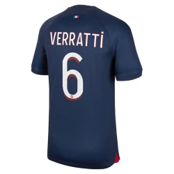 Maglia Calcio Paris Saint-Germain PSG Marco Verratti #6 2023-24 Prima Uomo