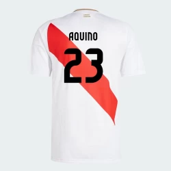 Maglia Calcio Perù Aquino #23 Copa America 2024 Prima Uomo