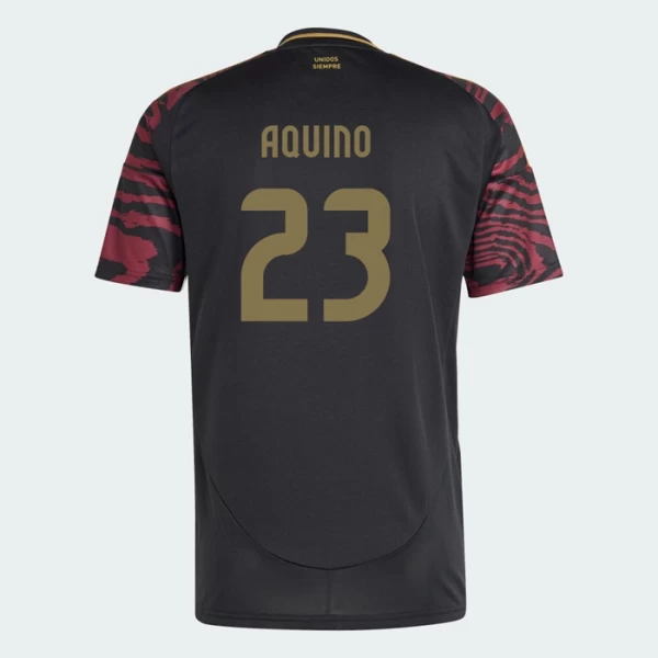 Maglia Calcio Perù Aquino #23 Copa America 2024 Trasferta Uomo