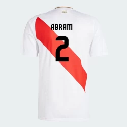 Maglia Calcio Perù Luis Abram #2 Copa America 2024 Prima Uomo