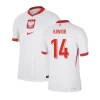 Maglia Calcio Polonia Kiwior #14 Europei 2024 Prima Uomo