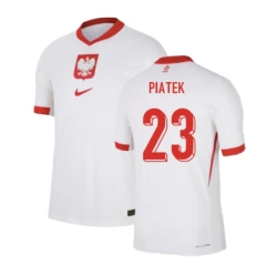 Maglia Calcio Polonia Piatek #23 Europei 2024 Prima Uomo