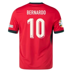 Maglia Calcio Portogallo Bernardo Silva #10 Europei 2024 Prima Uomo