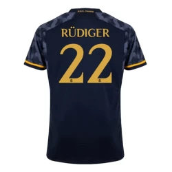 Maglia Calcio Real Madrid 2023-24 Antonio Rudiger #22 Trasferta Uomo