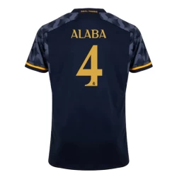 Maglia Calcio Real Madrid 2023-24 David Alaba #4 Trasferta Uomo