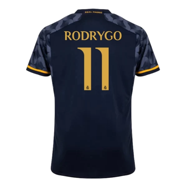 Maglia Calcio Real Madrid 2023-24 Rodrygo #11 Trasferta Uomo