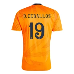 Maglia Calcio Real Madrid 2024-25 D. Ceballos #19 Trasferta Uomo