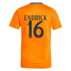 Maglia Calcio Real Madrid 2024-25 Endrick #16 Trasferta Uomo