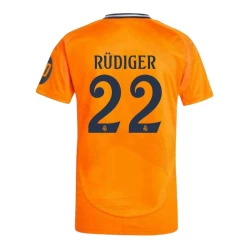 Maglia Calcio Real Madrid 2024-25 HP Antonio Rudiger #22 Trasferta Uomo