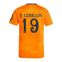 Maglia Calcio Real Madrid 2024-25 HP D. Ceballos #19 Trasferta Uomo