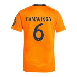 Maglia Calcio Real Madrid 2024-25 HP Eduardo Camavinga #6 Trasferta Uomo