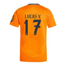 Maglia Calcio Real Madrid 2024-25 HP Lucas V. #17 Trasferta Uomo