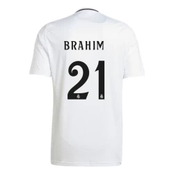 Maglia Calcio Real Madrid Brahim #21 2024-25 Prima Uomo